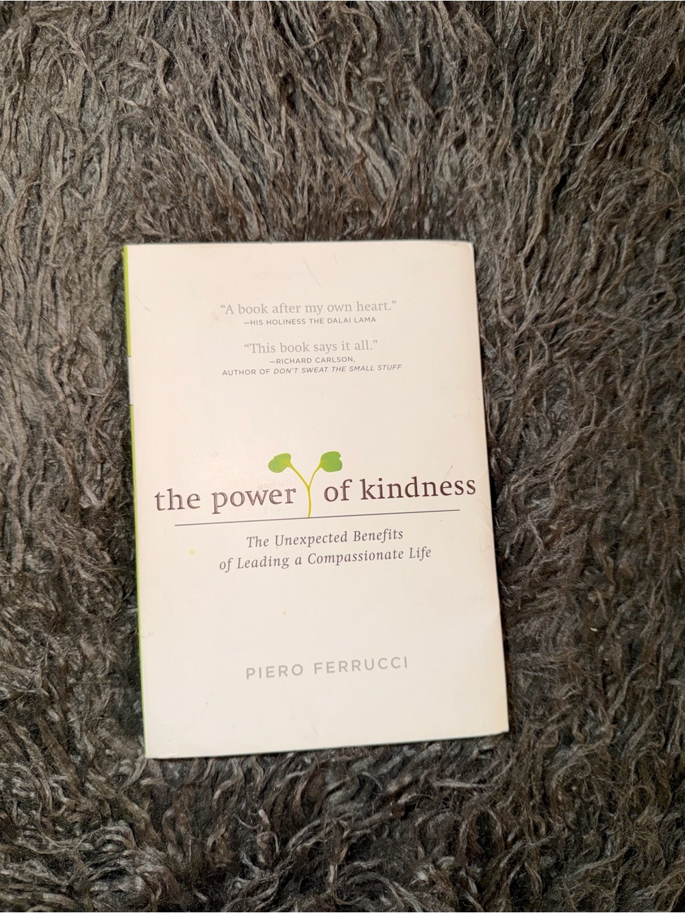 The Power of Kindness Paperback Book - White/Green Back